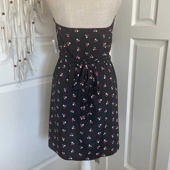 Charlotte Russe | NWT Made in USA Halter V-Neck Floral Mini Dress with Belt, S - Picture 6 of 15